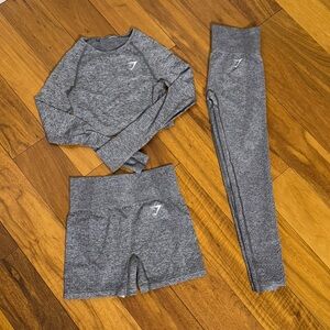 GYMSHARK 3-piece Workout Set